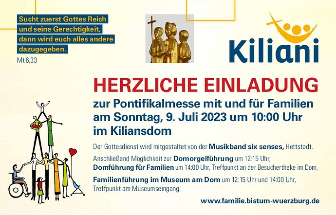 2023-06-14 Banner Kiliani Familiensonntag